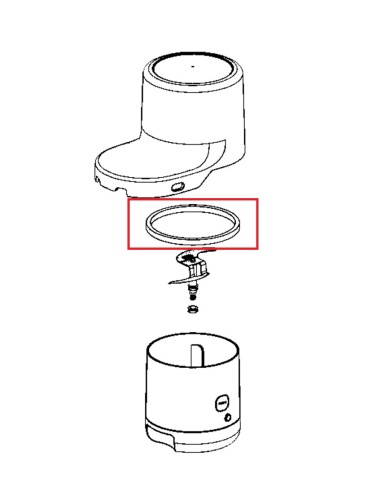 Joint de Couvercle pour Robot Double Force Moulinex