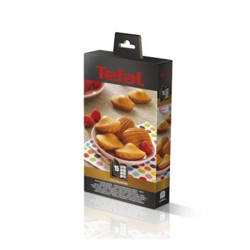 Coffret de Plaque à Mini Madeleines avec Livre de Recettes pour Croque-Monsieur Tefal