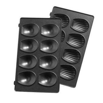 Coffret de Plaque à Mini Madeleines avec Livre de Recettes pour Croque-Monsieur Tefal