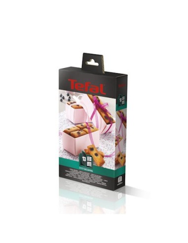 Coffret de Plaque à Mini Lingot avec Livre de Recettes pour Croque-Monsieur Tefal