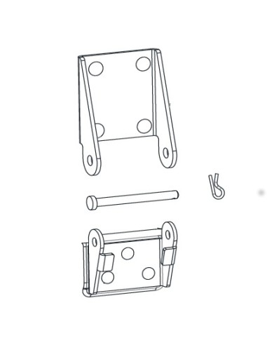 Kit de 2 Charnières pour Barbecue 1 SERIES COMPACT Campingaz