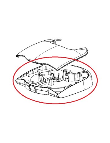 Capot Inférieur de Couvercle pour Robot Multicuiseur Multicooker MK815800 Moulinex