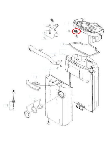 Joint Flotteur pour Autolaveuse BR 30/4 C Kärcher