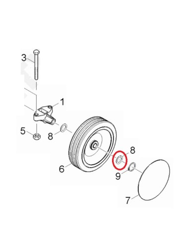 Joint / Disque pour Autolaveuse BD530 BP Kärcher