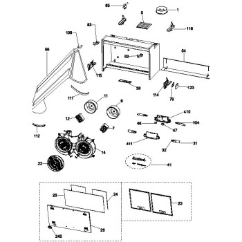 Filtre Charbon Modèle 29 pour Hotte HC6061 Scholtès