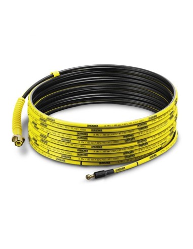 Flexible de Canalisation 15m + Buse Canal pour Nettoyeur Haute Pression Karcher