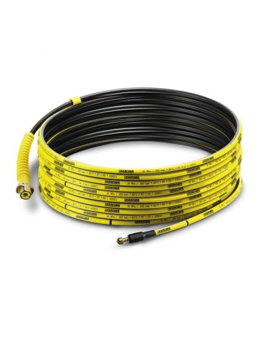 Flexible de Canalisation 15m + Buse Canal pour Nettoyeur Haute Pression Karcher