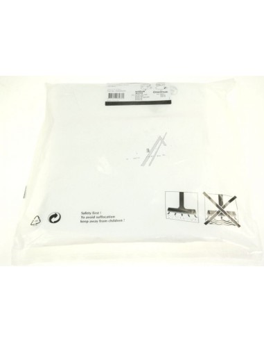 Lot de 5 Sacs Synthétique 40/50L pour Aspirateur Attix Nilfisk