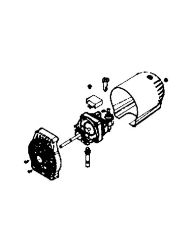 Moteur Complet pour Ventilateur Protect Essential VU4210F0 Rowenta