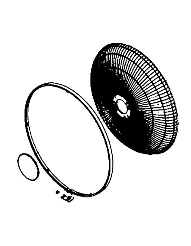 Grille Avant pour Ventilateur Protect Essential VU4210F0 Rowenta