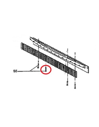 Vis M 5 X 25 mm pour Autolaveuse CA 340 Nilfisk