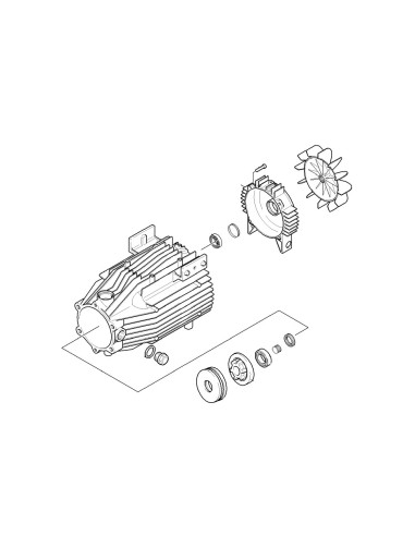 Moteur pour Nettoyeur Haute Pression K 725 M Kärcher