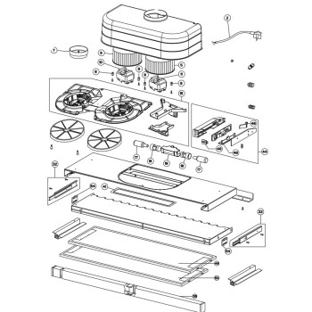 Plafonnier pour Hotte SL639 Roblin