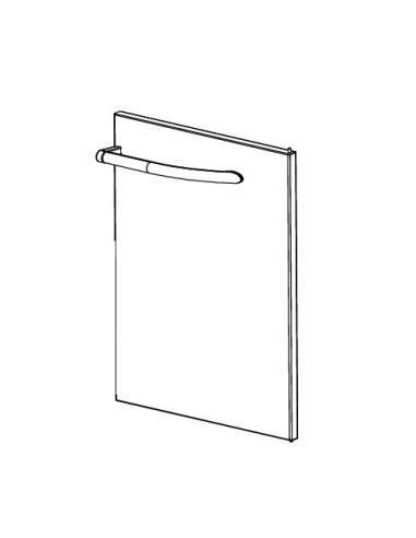Porte Droite en Inox sans Poignée pour Barbecue Master 3 Series Classic Campingaz