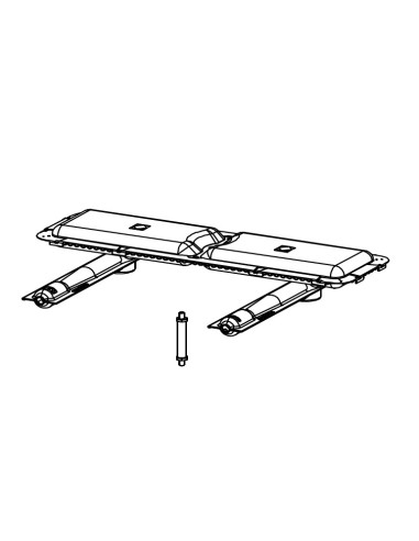 Brûleur en Acier avec Entretoise pour Barbecue Xpert200 LW PlusVario Campingaz