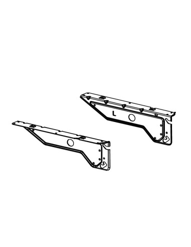 Supports Droite et Gauche d'Etagère pour Barbecue Master 3 Series Woody Campingaz