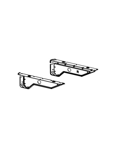 Supports d'Etagère Droite et Gauche Texture Graine pour Barbecue Master 4 Series Classic Campingaz