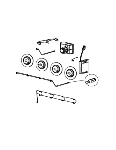 Kit d'Allumage Electronique pour Barbecue Master 4 Series Classic LXS Campingaz