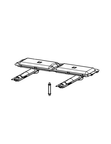 Brûleur en Inox avec Entretoise pour Barbecue Xpert 100 L Campingaz