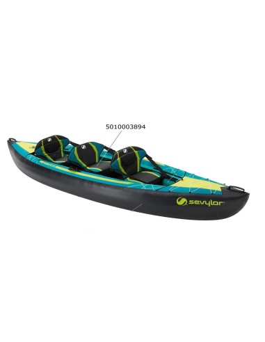 Siège Bleu + Vessie pour Kayak Minnesota Ottawa Sevylor 