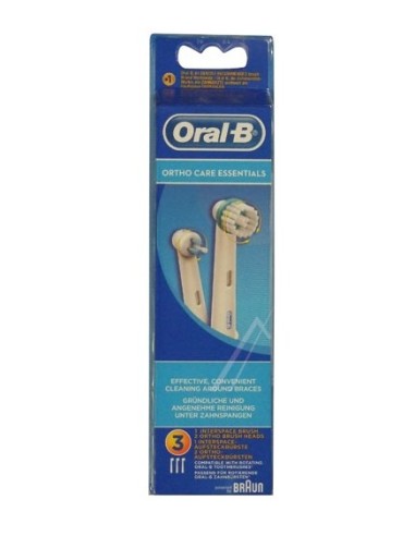 Brosses à Dents Orthodontiques x3 pour Hydropulseurs Braun