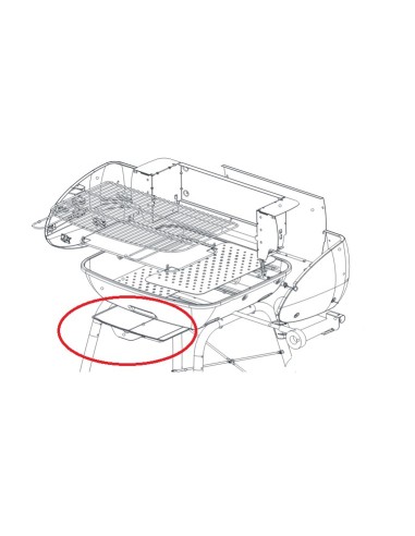 Tiroir Récupérateur de Cendres pour Barbecue Azzuro / Extra / Plus Campingaz 