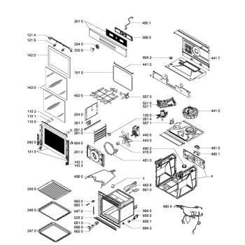 Vitre Intérieur pour Four Hotpoint Whirlpool