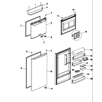 Joint Magnétique Porte Inférieur 653X1184 pour Réfrigérateur Congélateur Ariston INDESIT