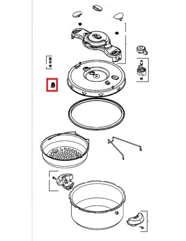 Soupape de Sécurité pour Cocotte Clipso Minut  Seb