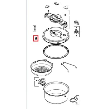 Soupape de Sécurité pour Cocotte Clipso Minut  Seb