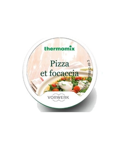Clé Recettes Pizza et Focaccia pour Thermomix TM31/TM5 Vorwerk
