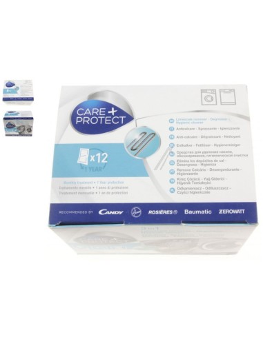 Détartrant 12 Doses Care + Protect pour Lave-Vaisselle & Lave-Linge