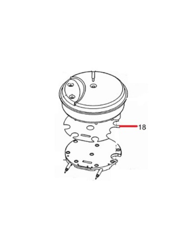 Plaque de Liaison Thermique pour Centrale Vapeur RC555A Astoria