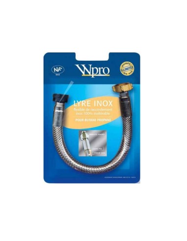 Tuyau de 35 cm Inox Butane Propane pour Gaz