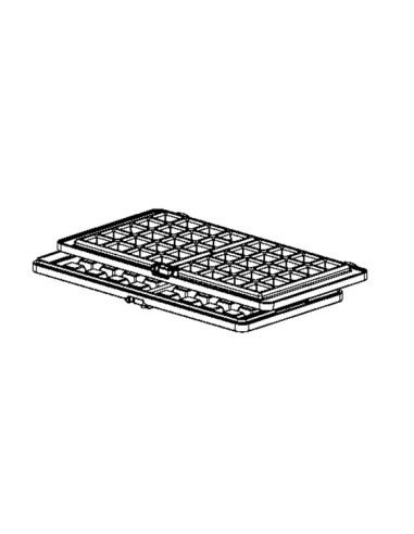 Plaque Gaufre x2 pour Gaufrier/Croque Monsieur Tefal 