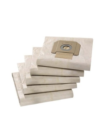 5 Filtres Papier + 3 Couches pour Aspirateur Kärcher