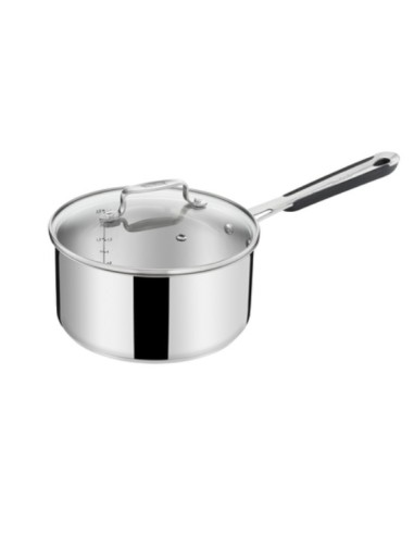 Casserole 20cm/3L +Couvercle en Verre Pro Inox Induction Tefal