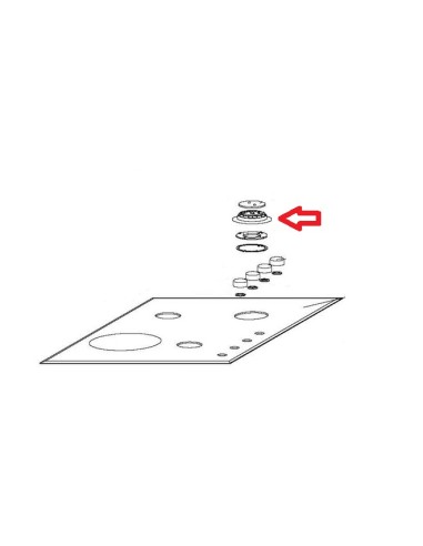 Brûleur Rapide pour Plaque de Cuisson VM31 Rosières