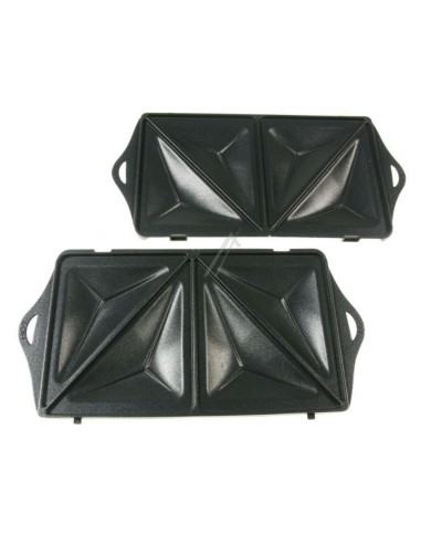 Plaque Sandwich x2 pour Appareil Croque Monsieur Moulinex
