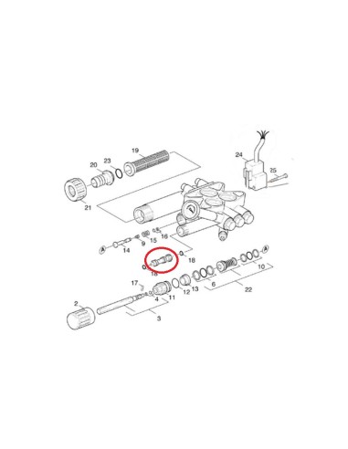 Insert de Buse pour Nettoyeur Haute Pression HD895S Kärcher