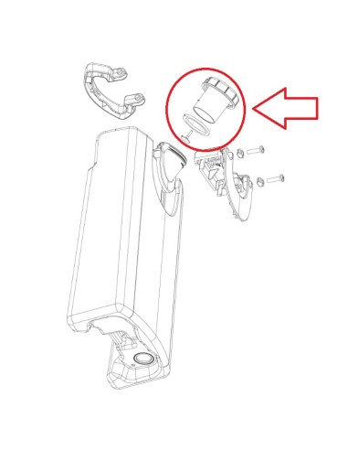 Bouchon Noir Réservoir de Solution pour Laveuse Scrubtec 130 Nilfisk