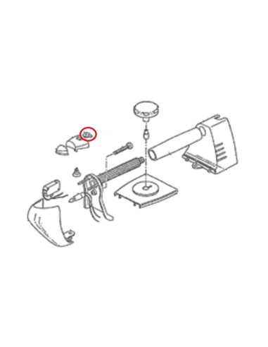 Glissière pour Nettoyeur Vapeur 1166B Astoria