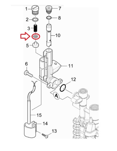 Rondelle pour Nettoyeur Haute Pression HDS 5/15U Kärcher