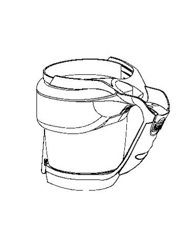 Bac à poussière pour aspirateur Air Force 560 Rowenta