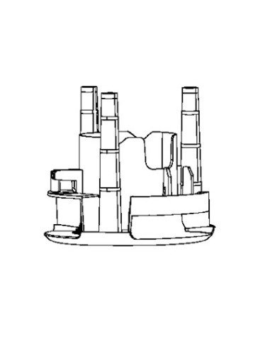 Socle gris pour blenders Moulinex