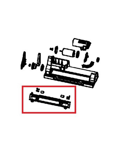 Trappe / Brosse noir pour Robot Aspirateur Rowenta