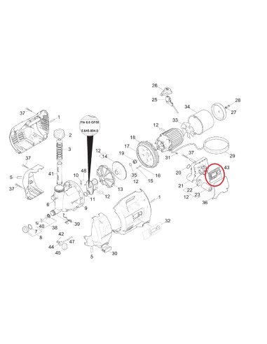 Carte Electronique pour Pompe BPE4200/50 Kärcher