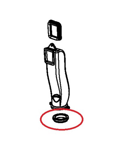Kit joint pour tube d'air pour Nettoyeur Vapeur Rowenta