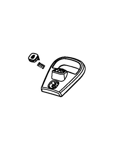 Poignée + Bouton + Ressort blanc pour Nettoyeur Vapeur Rowenta