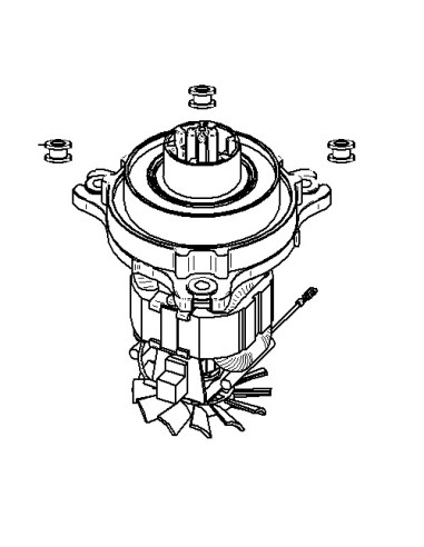 Moteur + Reducteur pour Robots Moulinex 